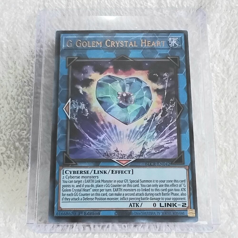 3/$35 Mint 2020 Yu-Gi-Oh! G Golem Crystal Heart BLCR-EN042 UR Holo 1st Ed Card!!